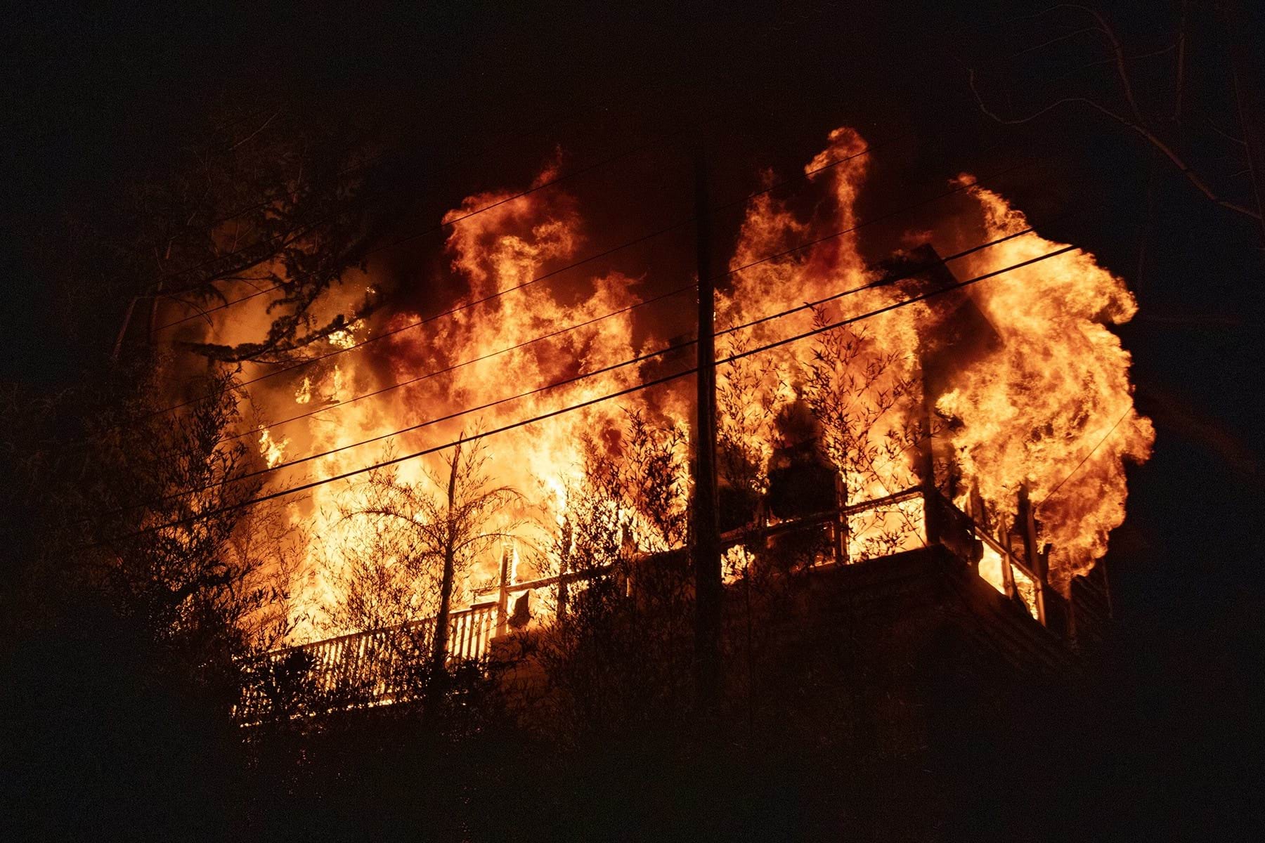 Upwey fire