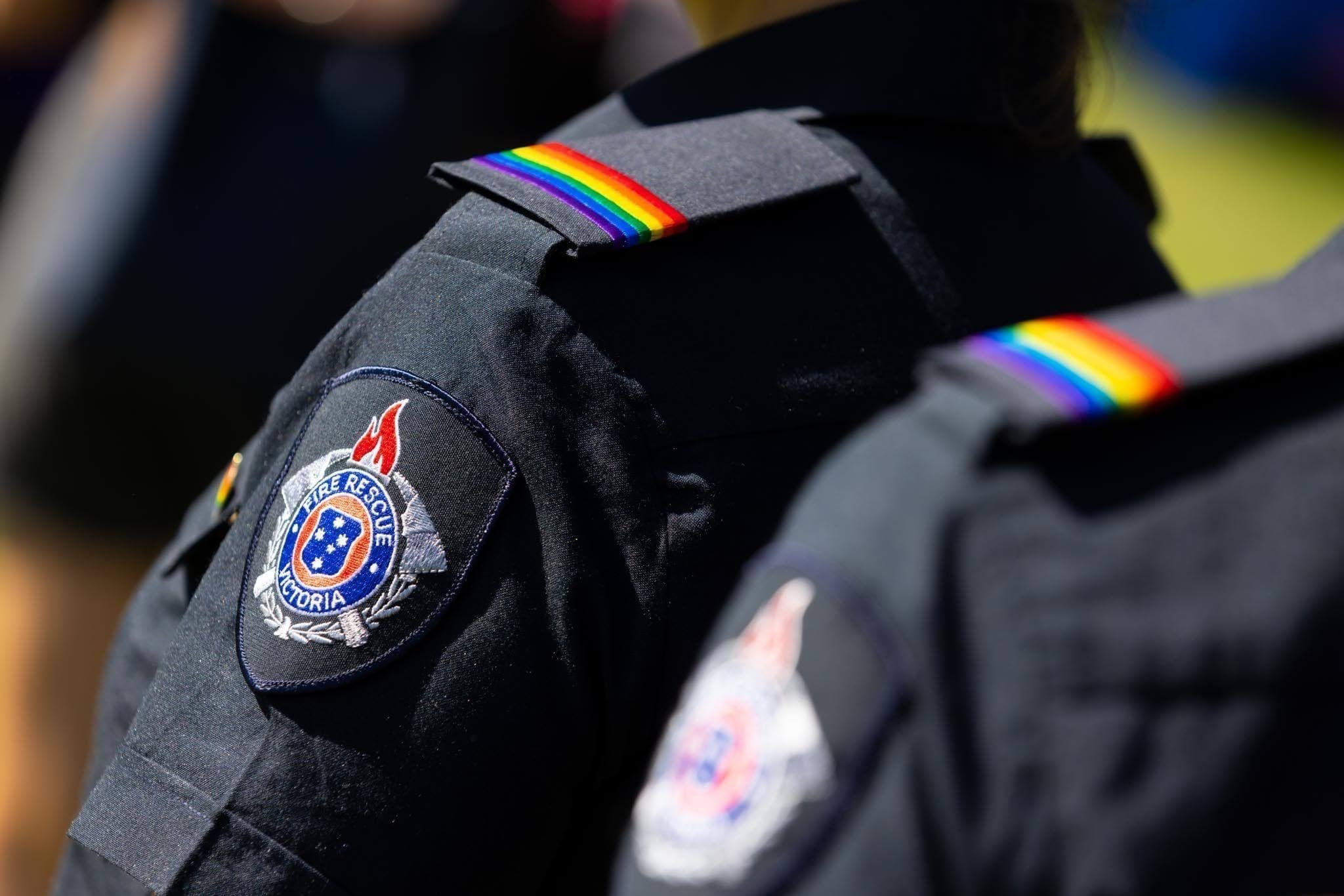 Uniform with pride colours